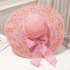 Breathable Hat Sun Hat Sun Womens Eaves Cap Wide Fisherman Beach Baseball Caps Baseball Cap Girls (Pink-C, One Size) view 2
