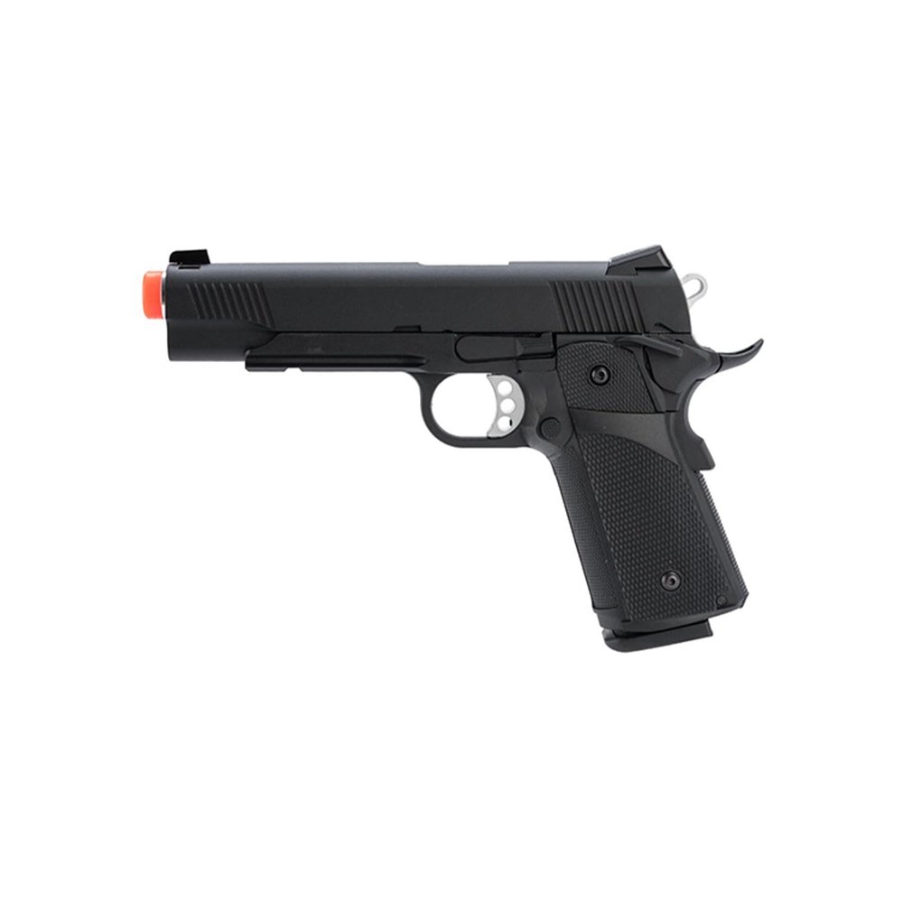 GoldenBall KJW Full Metal Custom 1911 Tactical HI-CAPA CO2 Blowback Airsoft Pistol - Black