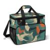 Cooler Bag Insulated Lunch Bag with Side Pocket Flock of Birds Large Grocery Bag Reusable Lunch Box for Camping Beach
