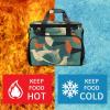 Cooler Bag Insulated Lunch Bag with Side Pocket Flock of Birds Large Grocery Bag Reusable Lunch Box for Camping Beach view 3