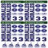 Custom Baseball Helmet Sticker Set - Includes Personalized for Baseball Bats, Softball Bats, Sports Helmets, Bat Knobs and More, Waterproof Vinyl Decals (Team (5-20 Players)) view 3