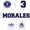 Custom Baseball Helmet Sticker Set - Includes Personalized for Baseball Bats, Softball Bats, Sports Helmets, Bat Knobs and More, Waterproof Vinyl Decals (Team (5-20 Players)) view 4