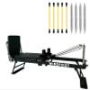 WINDFOOT Pilates Reformer Machine Equipment with 4X22LB Springs & 5X11LB Cords for Home Workout, Foldable Pilates Equipment with Jump Board for All Level Users (Black) view 3