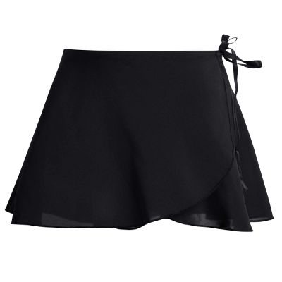 Dance Skirts for Girls, Ballet Elasti Skirt, Sheer Chiffon Dance Skirts Over Scarf for Leotards Black