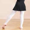 Dance Skirts for Girls, Ballet Elasti Skirt, Sheer Chiffon Dance Skirts Over Scarf for Leotards Black view 3