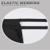 Dance Skirts for Girls, Ballet Elasti Skirt, Sheer Chiffon Dance Skirts Over Scarf for Leotards Black view 4