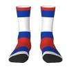 AOGATO Russian Flag Print Sport Socks Funny Socks For Men Women Unisex Adult Novelty Socks Long Tube Socks view 1