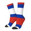 AOGATO Russian Flag Print Sport Socks Funny Socks For Men Women Unisex Adult Novelty Socks Long Tube Socks view 2