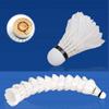 Leapiture White Badminton Ball 12 Pack Badminton Shuttlecocks Goose Feather Badminton Badminton Birdies Feather Shuttlecocks for Indoor Outdoor Great Stability view 4