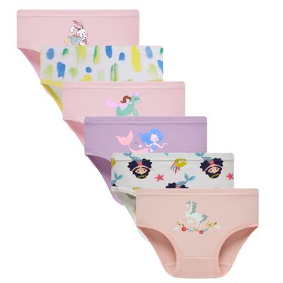 Boboking Girls Soft Panties Kids Soft Underwear Toddler Cotton Briefs 6yrs