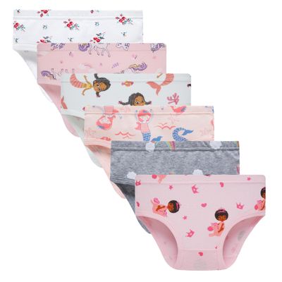 Boboking Girls Soft Flower Panties Kids Soft Underwear Toddler Cotton Briefs 2T
