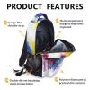 Homexzdiy Personalized Kids School Backpack for Boys Girls, 17" White Baseball Backpacks for School, Fashion Pattern Shoulder Bookbag for Children view 3