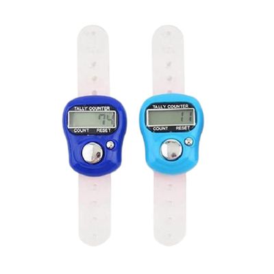 AEIOFU Electronic Finger Counter LCD Digital Finger Hand Tally Counter Random Color Electronic Counter LCD Counter Hand Tally Counter Handheld Counter Finger Clicker