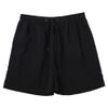 JEsilunmaMY Men's Solid Color Baggy Beach Shorts Quick Drying Summer Swim Trunks Loose Casual Swim Shorts with Mesh Liner (Black,X-Large) view 1