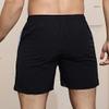 JEsilunmaMY Men's Solid Color Baggy Beach Shorts Quick Drying Summer Swim Trunks Loose Casual Swim Shorts with Mesh Liner (Black,X-Large) view 4