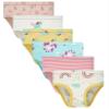 Boboking Girls Soft Stripe Panties Little Kids Underwear Toddler Cotton Briefs 6yrs Blue Yellow view 1