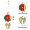 Flag of Cameroon Car Pendant Rearview Mirror Hanging Ornament Suspension Interior Accessories Decoration view 2
