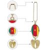 Flag of Cameroon Car Pendant Rearview Mirror Hanging Ornament Suspension Interior Accessories Decoration view 3