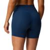 Aoxjox Trinity Workout Biker Shorts for Women Tummy Control High Waisted Exercise Athletic Gym Running Yoga Short 6" (Dark Blue Marl, X-Large) view 1