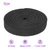 DMiotech 10 Yard x 3/4 inch Width Nylon Webbing Strap Poly Flat Webbing Strapping for DIY Craft Backpack Strapping, Sewing, Outdoor Gear Repair, Black view 3