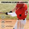 NURIBASE Elbow Guard Baseball, Batters Elbow Guard for Youth and Adult, ElbowPads for Baseball, Softball - White Youth view 3