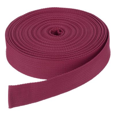 DMiotech 10 Yard x 3/4 inch Width Nylon Webbing Strap Poly Flat Webbing Strapping for DIY Craft Backpack Strapping, Sewing, Outdoor Gear Repair, Burgundy