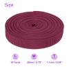 DMiotech 10 Yard x 3/4 inch Width Nylon Webbing Strap Poly Flat Webbing Strapping for DIY Craft Backpack Strapping, Sewing, Outdoor Gear Repair, Burgundy view 3