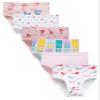 Boboking Little Girls Cotton Underwear Soft Girls'Briefs Toddler Undies 2yrs White Pink view 1