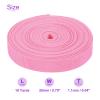 DMiotech 10 Yard x 3/4 inch Width Nylon Webbing Strap Poly Flat Webbing Strapping for DIY Craft Backpack Strapping, Sewing, Outdoor Gear Repair, Pink view 3