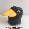 Black Raven Mascot Costume Adult Size for Men & Women with Built-in Fan Inside the Head view 3