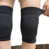 Anti slip sponge, soft and breathable men's, women's, girls', and children's black knee pads suitable for sports scenes such as volleyball, football, dance, yoga, wrestling, running, cycling, etc(Black, Medium) view 2