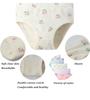 Boboking Soft Girls Briefs Little Kids Cotton Underwear Toddler Girl Undies 8yrs White Purple view 2