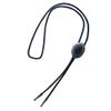 ARTICAL HEART Black Eye Obsidian Stone Oval Bolo Tie Each One is Unique view 1