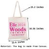 PWHAOO Attorney Tote Bag Elle Woods 2024 What Like It's Hard Tote Bag Lawyer Gift Lawyer Graduation Gift (Elle Woods TOTE) view 2