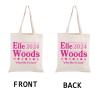 PWHAOO Attorney Tote Bag Elle Woods 2024 What Like It's Hard Tote Bag Lawyer Gift Lawyer Graduation Gift (Elle Woods TOTE) view 3