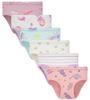 Boboking Soft Girls Briefs Little Kids Cotton Underwear Toddler Girl Undies 6yrs White Purple view 1