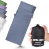 Frelaxy Ultralight Sleeping Bag Liner - Lighter & Compact, 3 Sizes Travel Sheets & Adult Sleep Sack, Comfy Breathable & Silky Soft for Backpacking, Hotel, Camping, Hostels (Navy, 27.5in x 84.6")