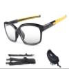 WIVKS Sports Glasses Basketball Football Goggles for Men Women, Adjustable Anti Fog Tennis Soccer Safety Protective Eyewear (Black/Yellow) view 1