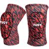 TUOY Padded Compression Knee Pads Knee Protection Pad (1 Pair) - Youth & Adult Sizes view 1