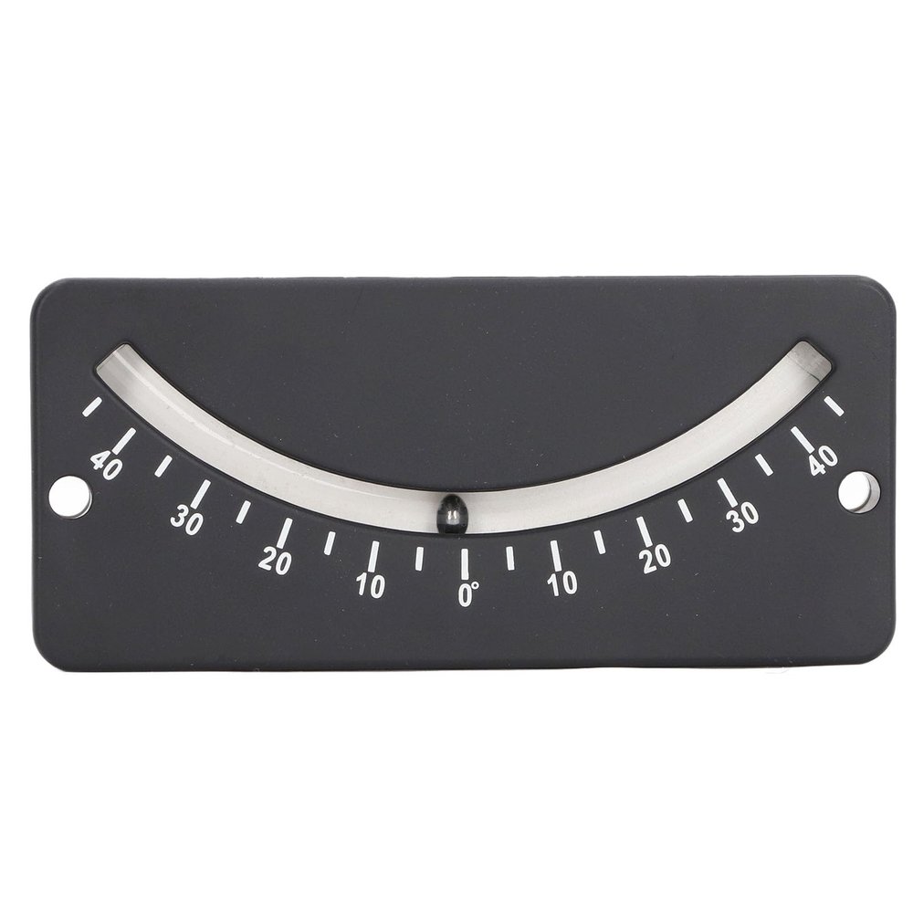 Tube Clinometer Handlebar Slope Meter, Angle Tester Inclinometer with Fixing Hole, 40 to 40 Degree Inclinometer for Horizontal Micro Angle Measuring