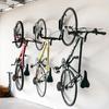 JAGASOL Swivel Bike Wall Mount, Vertical Bike Rack for Garage, Space-Saving Bike Storage and Hanger with Gear Position Lock, Supports Up to 66 lbs, Black view 2