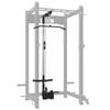 FAGUS H LAT Pull Down Attachment for 3"x3" Power Cage, 2000lbs Multi-Function Power Rack, Commercial Squat Rack for Home Gym Free Weight with Attachment Set, Black