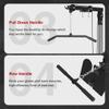 FAGUS H LAT Pull Down Attachment for 3"x3" Power Cage, 2000lbs Multi-Function Power Rack, Commercial Squat Rack for Home Gym Free Weight with Attachment Set, Black view 3