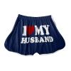 2024 I Love My Husband Booty Shorts Womens Sexy 3" Elastic High Waist Yoga Biker Shorts Soft Spandex Dance Sport Workout Hot Pants Butt Lifting Leggings Funny Casual Athletic Bottoms view 4