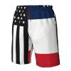 America France French Flag Men's Swim Trunks Bathing Mesh Lining Suit Swimsuits Beach Shorts with Pockets Xx-Large view 3