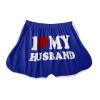 2024 I Love My Husband Booty Shorts Womens Sexy 3" Elastic High Waist Yoga Biker Shorts Soft Spandex Dance Sport Workout Hot Pants Butt Lifting Leggings Funny Casual Athletic Bottoms view 4