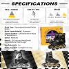 MammyGol Inline Skates for Boys and Girls Youth, 4 Size Adjustable Roller Skates with PU Flashing Wheels, Aggressive Inline Skates High Performance for Kids Age 6-12, Gold Black view 4