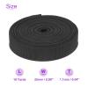 DMiotech 10 Yard x 1 Inch Width Nylon Webbing Strap Poly Flat Webbing Strapping for DIY Craft Backpack Strapping, Sewing, Outdoor Gear Repair, Black view 3