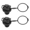2pcs Kayak Valve Spiral Valve Spitfire Tube Valve Inflatable Boat Valve Replacement Kayak Inflation Plug for Recreational Boating Water Sports Enthusiasts