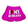 2024 I Love My Husband Booty Shorts Womens Sexy 3" Elastic High Waist Yoga Biker Shorts Soft Spandex Dance Sport Workout Hot Pants Butt Lifting Leggings Funny Casual Athletic Bottoms view 4